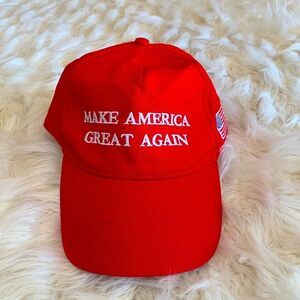 MAGA Unisex Hat USA Red Flag Ballcap